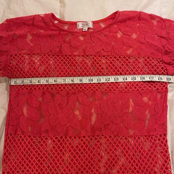 Shannon Ford New York Pink Lace Women's Top | Size L - Picture 4 of 6